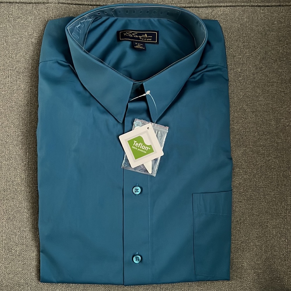 KS Signature Long-Sleeve Dress Shirt